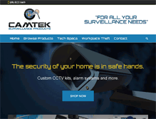 Tablet Screenshot of camtek.net.au