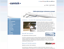 Tablet Screenshot of camtek.fi